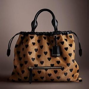 Burberry Prorsum Crush Heart Tote Bag